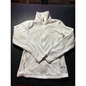 Columbia Women’s Small White Fleece Full Zip Jacket